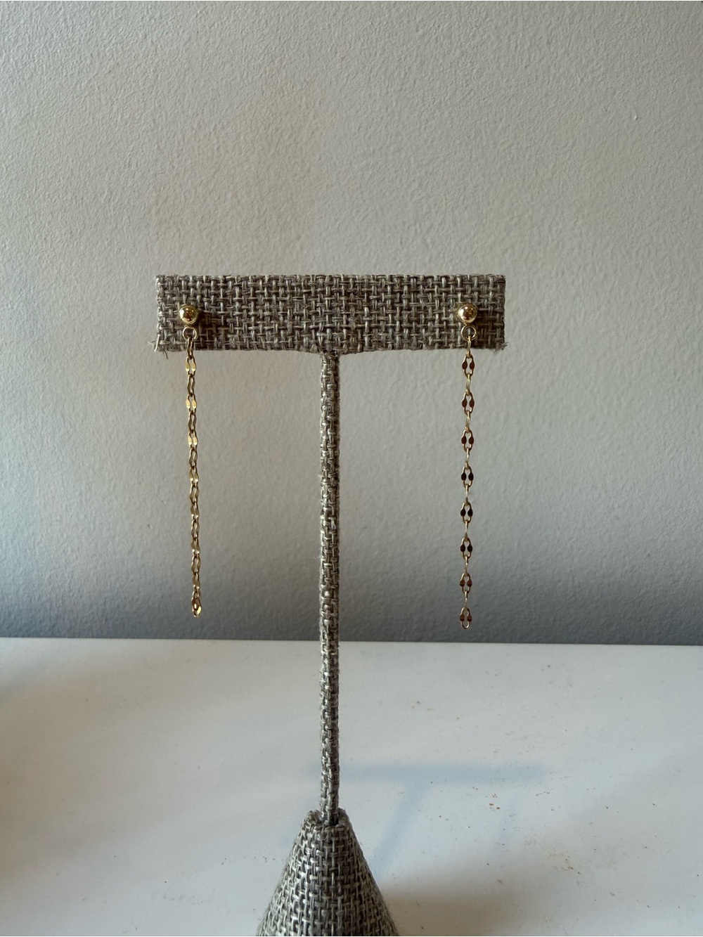 Gold Chain Duster Earrings 2” - Women's Jewelry
